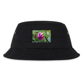 Dahlia Red Violet Blossom ,Flower - Kids’ Bucket Hat - black - Front