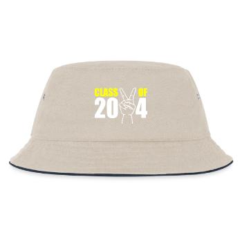 Class of 2024 - Kids’ Bucket Hat - ecru/navy - Front