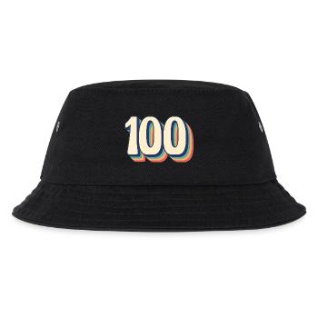 Vintage Rétro Numéro 100 cent T-Shirt - Bob Enfant - noir - Devant