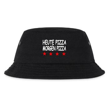 Pizza - Kinder Bucket Hat - Schwarz - Vorne