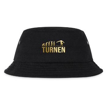 Evolution Turnen - Kinder Bucket Hat - Schwarz - Vorne