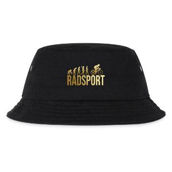 Evolution Radsport - Kinder Bucket Hat - Schwarz - Vorne