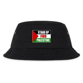 stand up for palestine - Kids’ Bucket Hat - black - Front