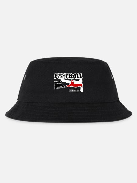 Football Fever England - Kids’ Bucket Hat - black