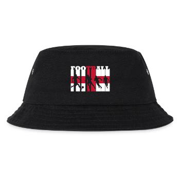 English football - Kids’ Bucket Hat - black - Front