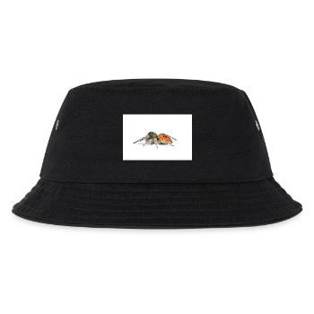 Springspinne Phidippus texanus jumping spider - Kinder Bucket Hat - Schwarz - Vorne