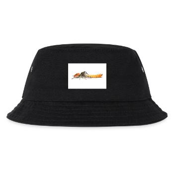 Springspinne Phidippus texanus jumping spider - Kinder Bucket Hat - Schwarz - Vorne
