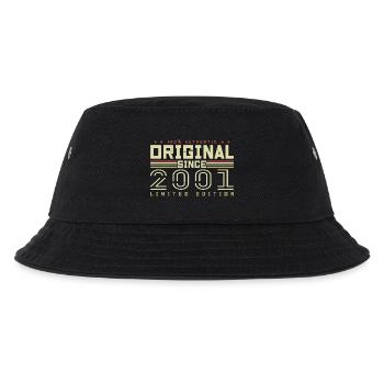 Original 2001 Retro 2001 Geburtstagsgeschenk 2001 - Kinder Bucket Hat - Schwarz - Vorne