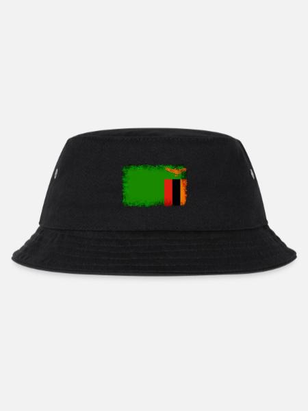 Zambia as Zambia - Kids’ Bucket Hat - black