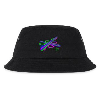 Aura-Stream 003 3-colour - Kids’ Bucket Hat - black - Front