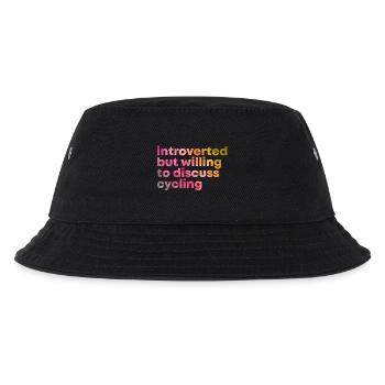 Radfahrer - Kinder Bucket Hat - Schwarz - Vorne