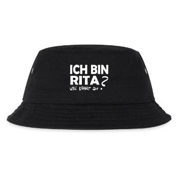 Vorname rita - Kinder Bucket Hat - Schwarz - Vorne