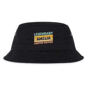 Name: Amelia - Kids’ Bucket Hat - black - Front