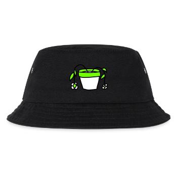 Eingegangene Blumen Blumentopf Welk Abgestorben - Kinder Bucket Hat - Schwarz - Vorne
