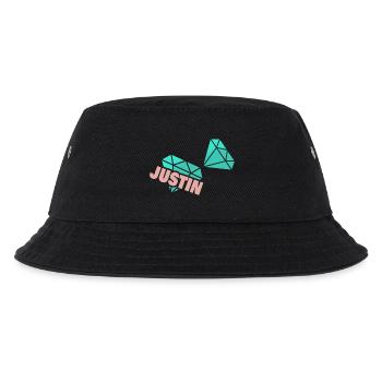 Papa Justin - Kinder Bucket Hat - Schwarz - Vorne