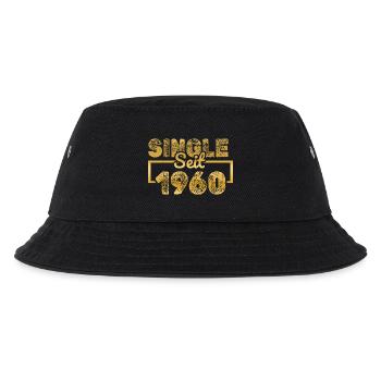 Single 1960 - Kinder Bucket Hat - Schwarz - Vorne