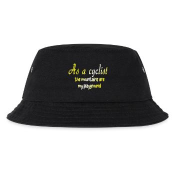 Fahrrad Fahrrad Fahrrad Fahrrad Biker MTB 9 - Kinder Bucket Hat - Schwarz - Vorne