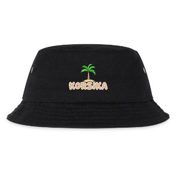 Korsika - Kinder Bucket Hat - Schwarz - Vorne