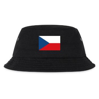 Tschechische Republik - Kinder Bucket Hat - Schwarz - Vorne