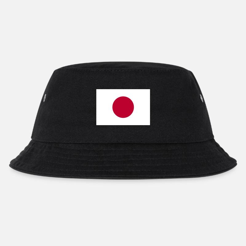 Japan - Kinder Bucket Hat - Schwarz