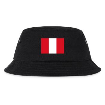 Peru - Kinder Bucket Hat - Schwarz - Vorne