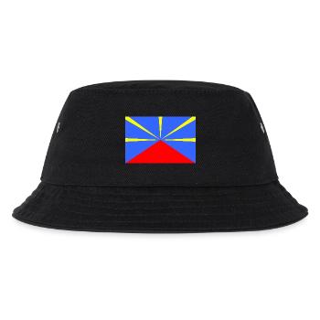 Réunion - Kinder Bucket Hat - Schwarz - Vorne