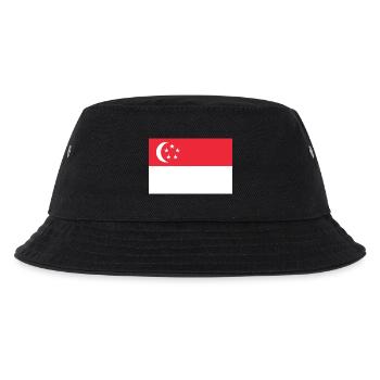 Singapore - Kids’ Bucket Hat - black - Front
