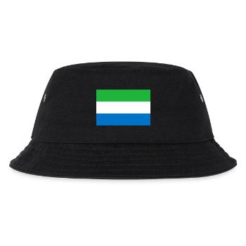 Sierra Leone - Kinder Bucket Hat - Schwarz - Vorne