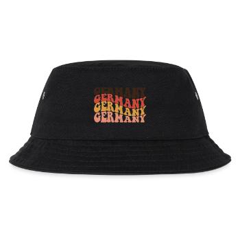 Germany Retro Text Layers - Kids’ Bucket Hat - black - Front