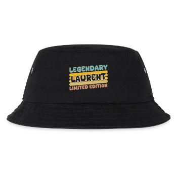 Name Laurent - Kids’ Bucket Hat - black - Front