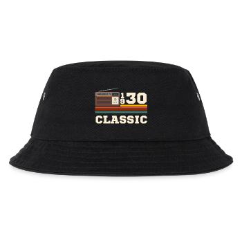 Jubiläum 1930 Retro-Klassiker - Kinder Bucket Hat - Schwarz - Vorne