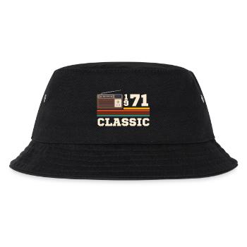 Jubiläum 1971 Retro-Klassiker - Kinder Bucket Hat - Schwarz - Vorne