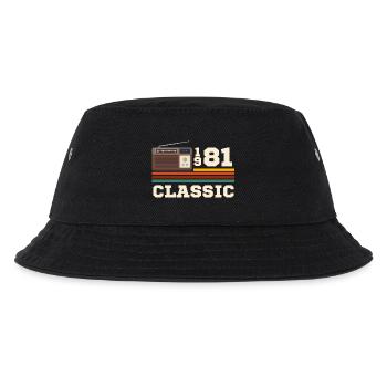 Jubiläum 1981 Retro-Klassiker - Kinder Bucket Hat - Schwarz - Vorne