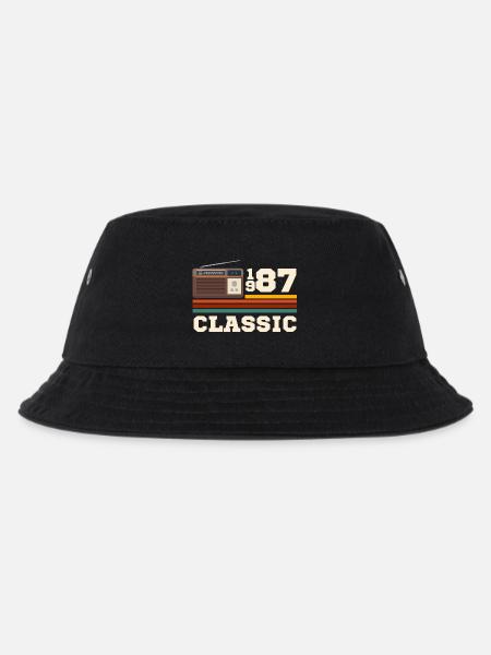 Anniversaire 1987 retro classic - Bob Enfant - noir