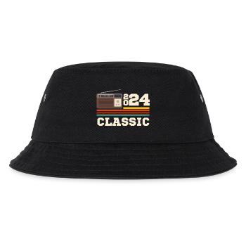 Jubiläum 2024 Retro-Klassiker - Kinder Bucket Hat - Schwarz - Vorne