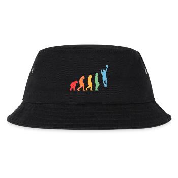 Basketballspieler Evolution Basketball - Kinder Bucket Hat - Schwarz - Vorne