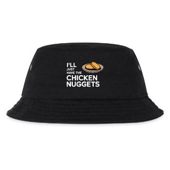 I'll Just Have The Chicken Nuggets 10 - Kinder Bucket Hat - Schwarz - Vorne