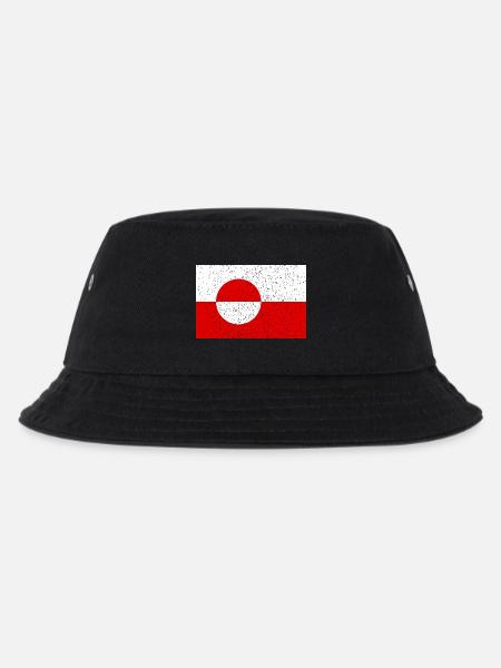 Grönland - Kinder Bucket Hat - Schwarz