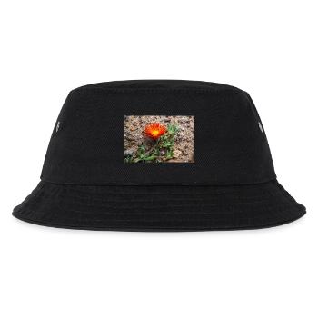hängende Eisblume winterharte Eisblume rosa Karpfen - Kinder Bucket Hat - Schwarz - Vorne