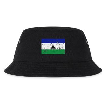 Lesotho Lesotho - Kinder Bucket Hat - Schwarz - Vorne