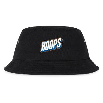 Hoops Basketball Sport Geschenkidee BBall - Kinder Bucket Hat - Schwarz - Vorne