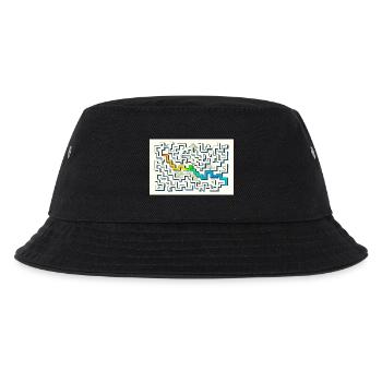 Follow the Path - Kids’ Bucket Hat - black - Front