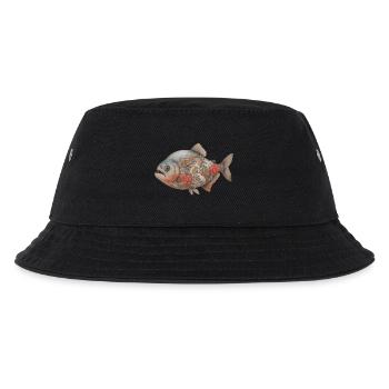 Yakuza Piranha - Kids’ Bucket Hat - black - Front