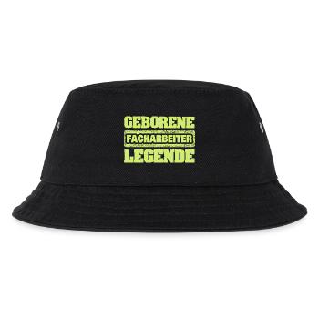 Occupation: Skilled worker - Kids’ Bucket Hat - black - Front