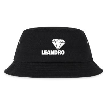 Edel Leandro - Kinder Bucket Hat - Schwarz - Vorne