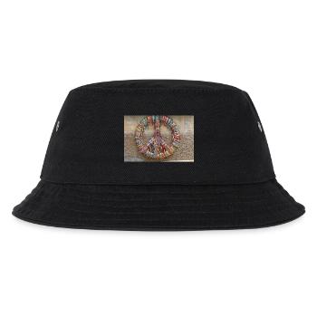 Peace is international - Kinder Bucket Hat - Schwarz - Vorne