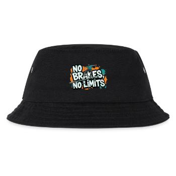 Pas de freins, pas de limites Skater urbain Street Fashion - Bob Enfant - noir - Devant