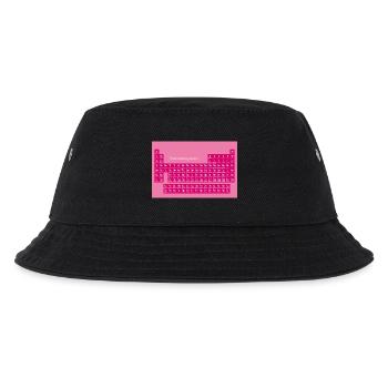 Periodensystem poster Rosa - Kinder Bucket Hat - Schwarz - Vorne