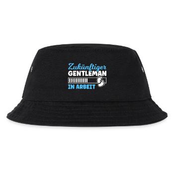 Expectant mom FUTURE GENTLEMAN IN THE MIND - Kids’ Bucket Hat - black - Front