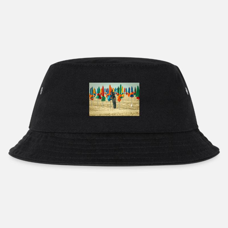 Am Strand - Kinder Bucket Hat - Schwarz